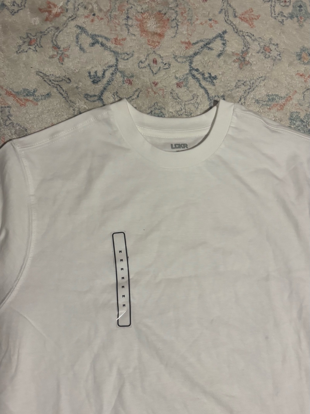 Classic White Mens Cotton Tee - Comfortable Everyday Shirt — image 2 of 4